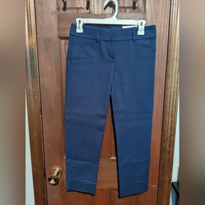 Loft Navy Blue Cropped Pants